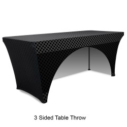 Stretch 4ft Table Throw Full Color Printing