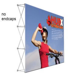 10 ft. RPL Fabric Pop Up Display - 89"h Straight Graphic Package