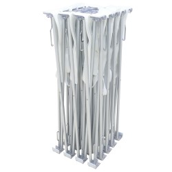 10 ft. RPL Fabric Pop Up Display - 89"h Straight Graphic Package