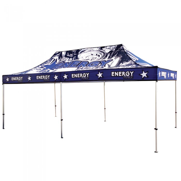 20 ft. Canopy Aluminum Tent - Full-Color UV Print Package