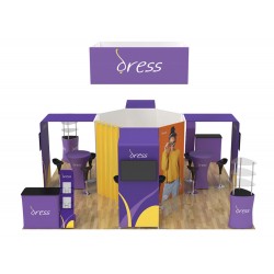 20x20ft Custom Trade Show Booth Display 05