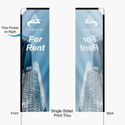 Rectangle Flag - Small 8.5ft, Medium 11.8ft, Large 15ft Rectangle Flag - Small 8.5ft, Medium 11.8ft, Large 15ft