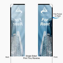 Rectangle Flag - Small 8.5ft, Medium 11.8ft, Large 15ft Rectangle Flag - Small 8.5ft, Medium 11.8ft, Large 15ft