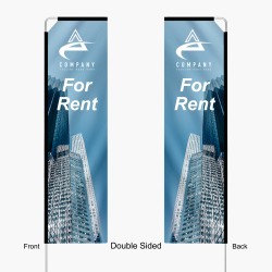 Rectangle Flag - Small 8.5ft, Medium 11.8ft, Large 15ft Rectangle Flag - Small 8.5ft, Medium 11.8ft, Large 15ft