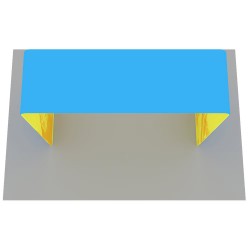 12x10 ft Wallbox Slim Arch Trade Show Display Graphic Package