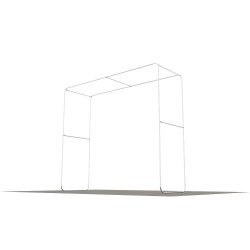 12x10 ft Wallbox Slim Arch Trade Show Display Graphic Package