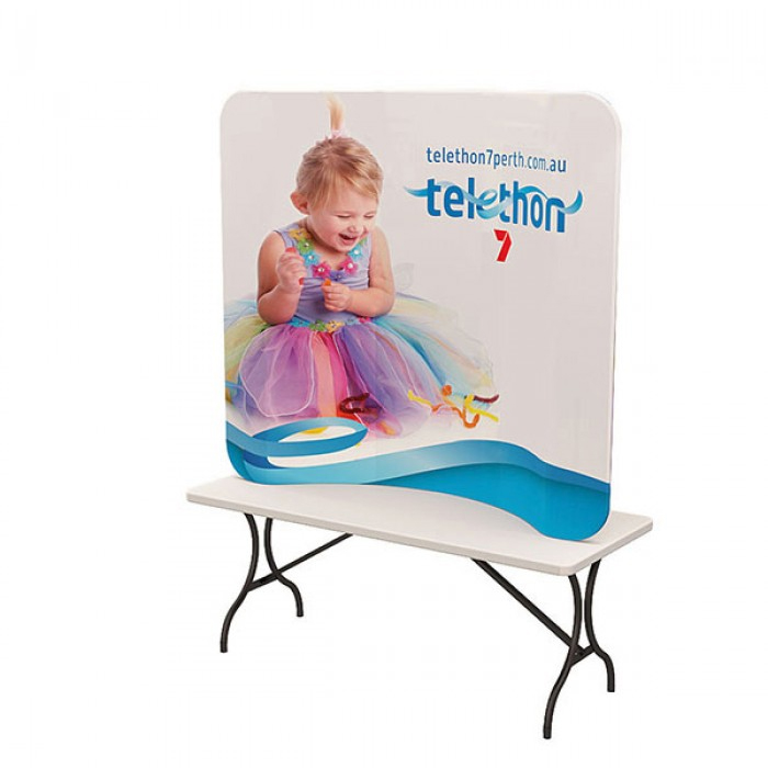 6ft Curve Tension Fabric Display