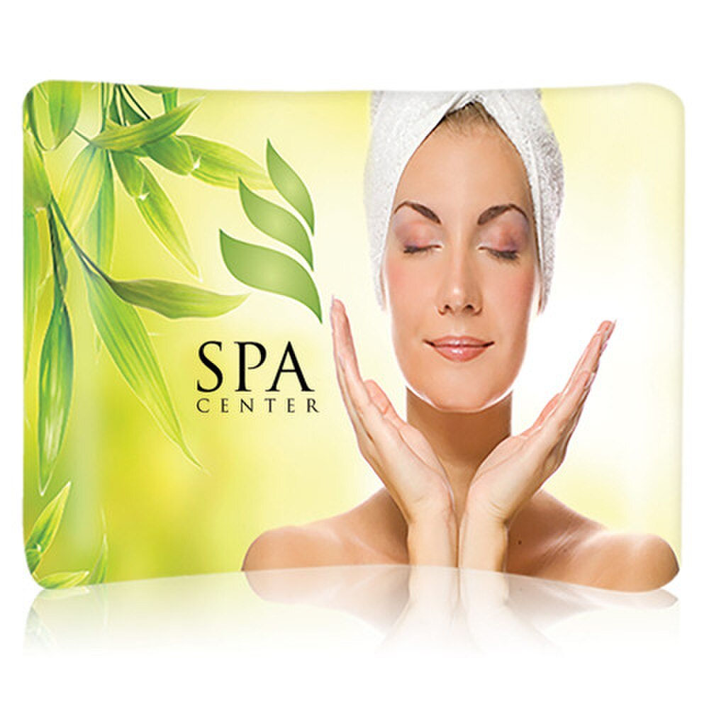 8ft Curve Tension Fabric Display